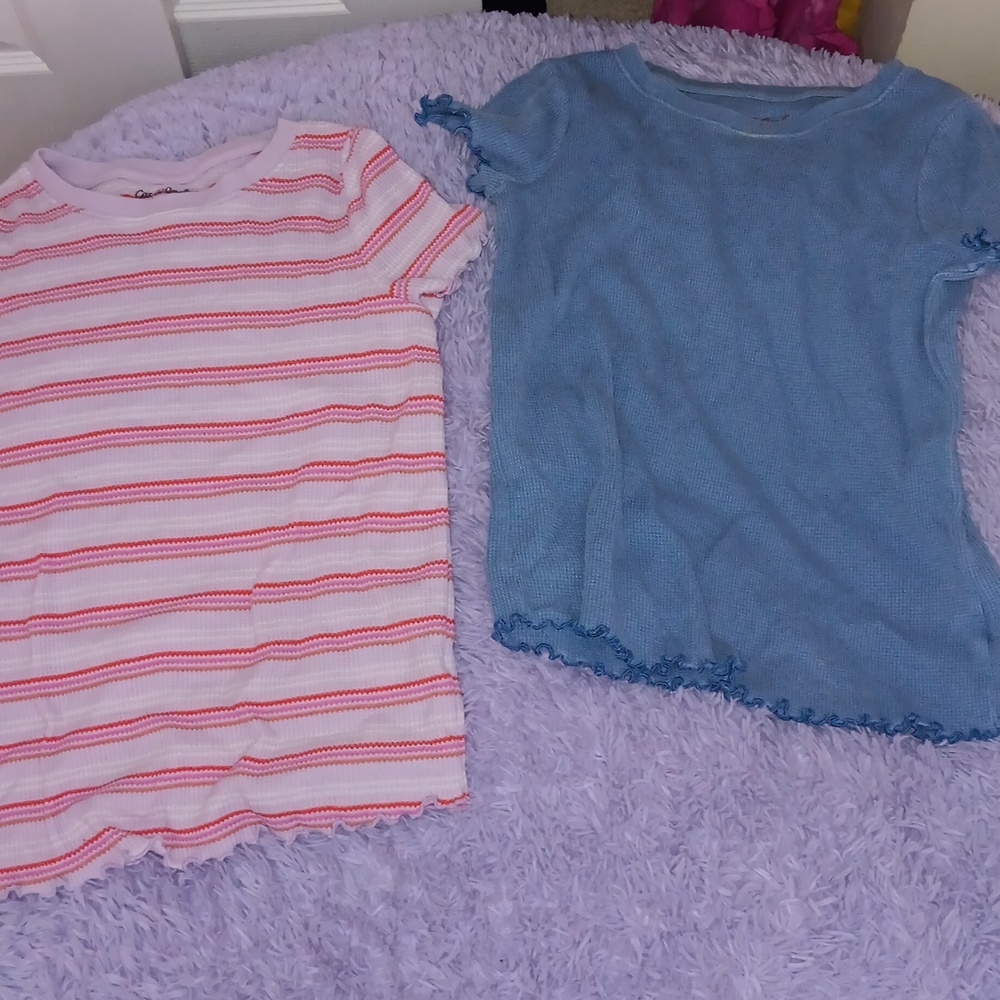 Cat & Jack Blue + Purple kids shirts